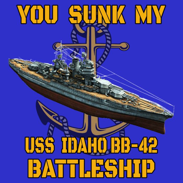 Ww2 American Warship Uss Idaho Bbgift42 Battleship Veterans Day Gift 16 in Basic Backpack