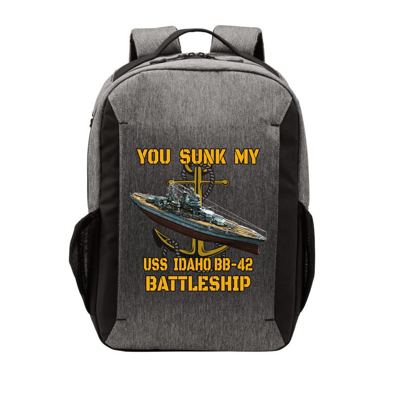 Ww2 American Warship Uss Idaho Bbgift42 Battleship Veterans Day Gift Vector Backpack