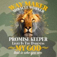 Way Maker Miracle Worker Lion Legacy Tie Dye Trucker Hat