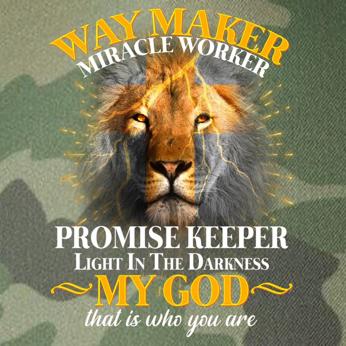 Way Maker Miracle Worker Lion Legacy Tie Dye Trucker Hat