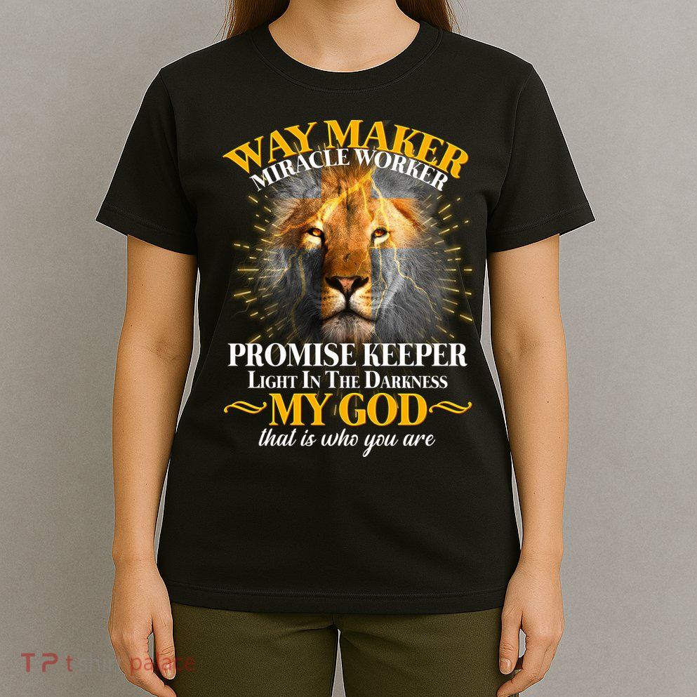 Way Maker Miracle Worker Lion T-Shirt