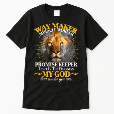 Way Maker Miracle Worker Lion Tall T-Shirt
