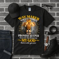 Way Maker Miracle Worker Lion Tall T-Shirt