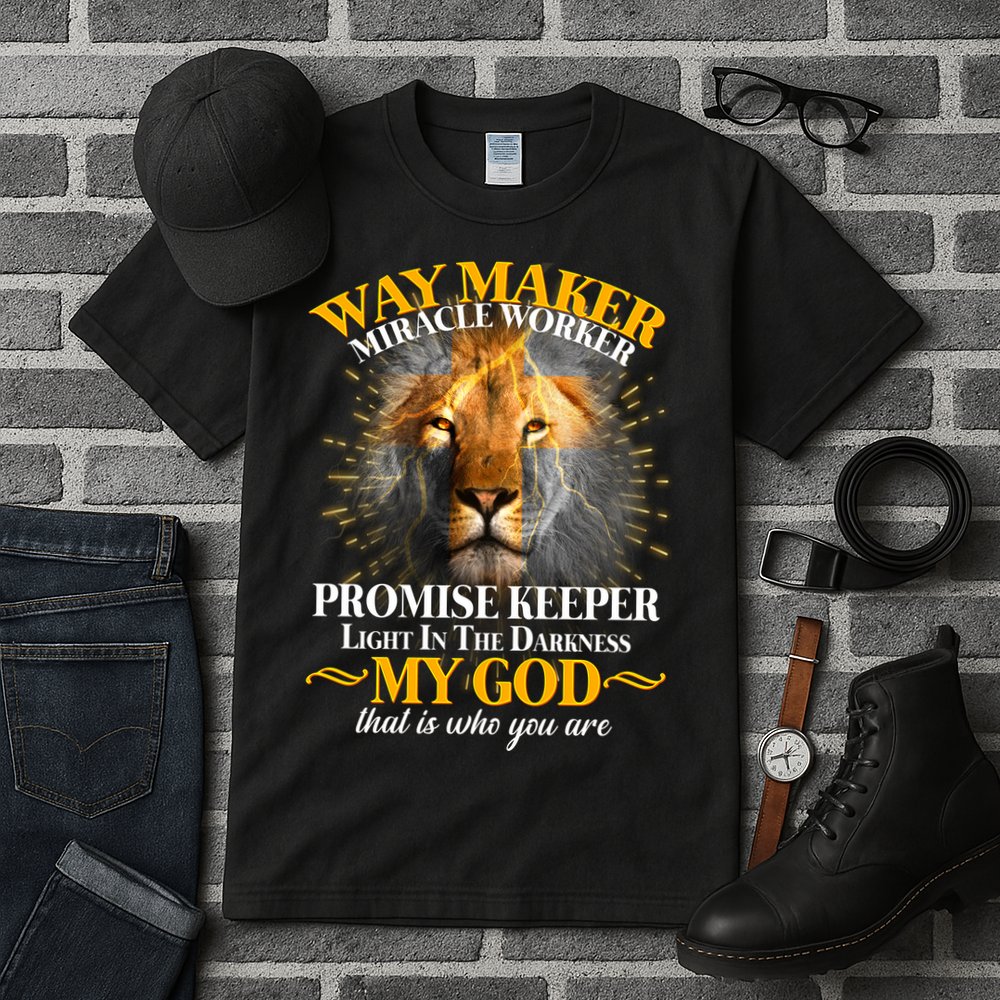Way Maker Miracle Worker Lion Tall T-Shirt