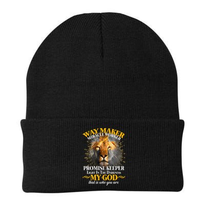 Way Maker Miracle Worker Lion Beanie