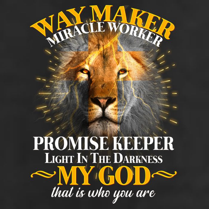 Way Maker Miracle Worker Lion Trucker Hat