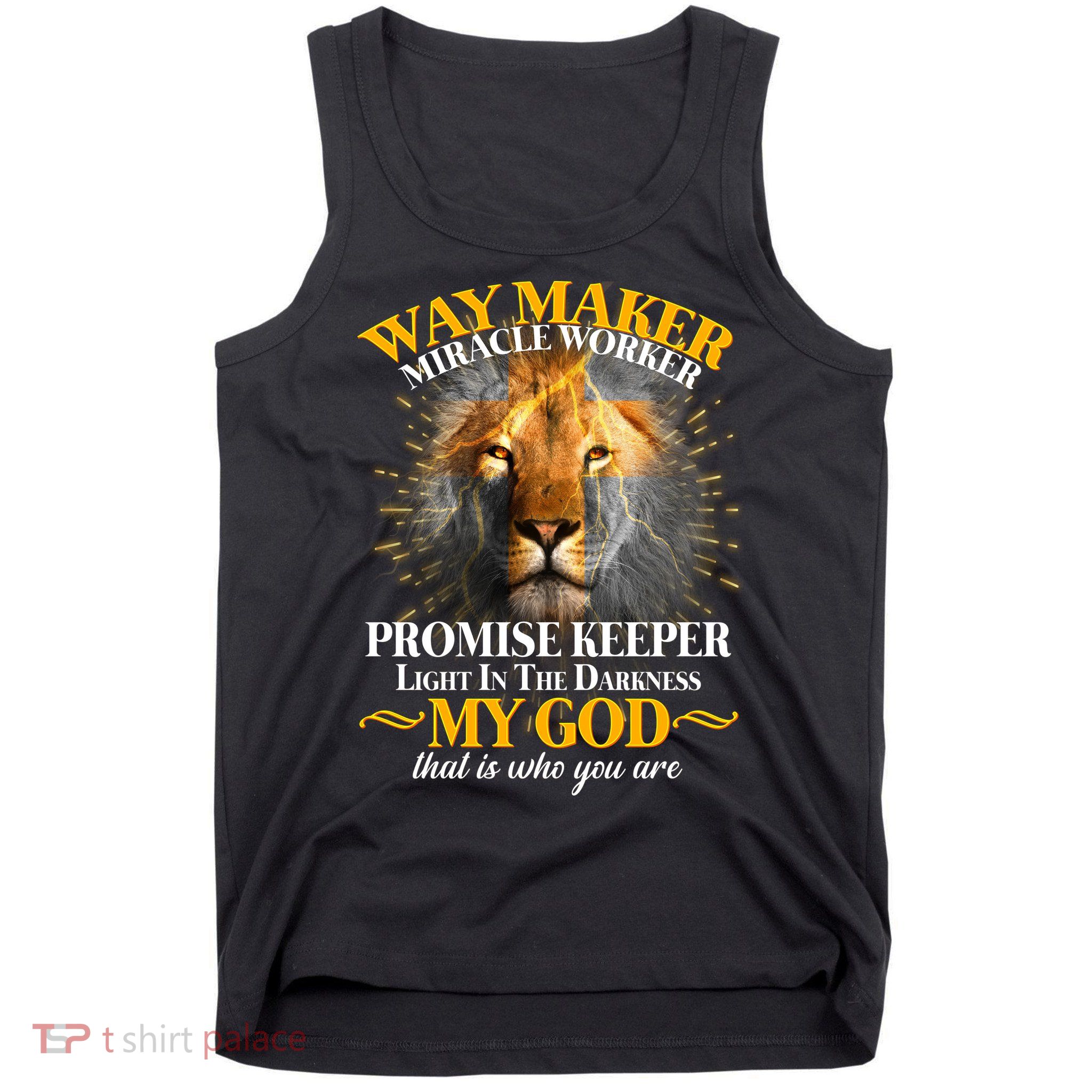 Way Maker Miracle Worker Lion Tank Top