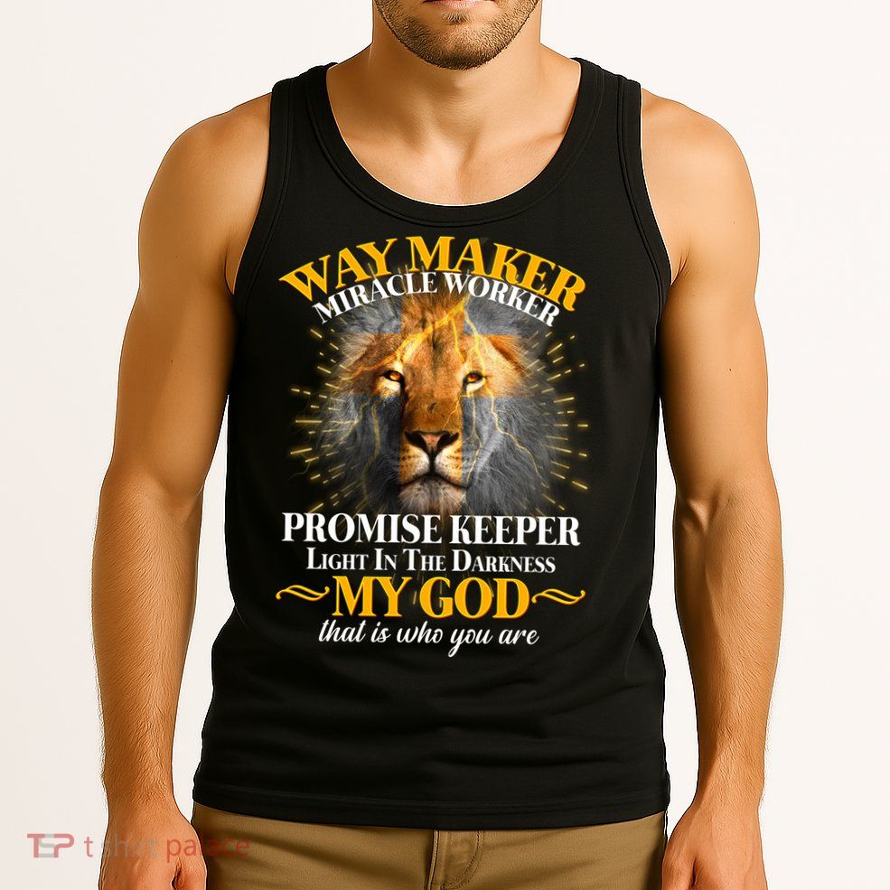 Way Maker Miracle Worker Lion Tank Top