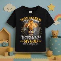 Way Maker Miracle Worker Lion Toddler T-Shirt