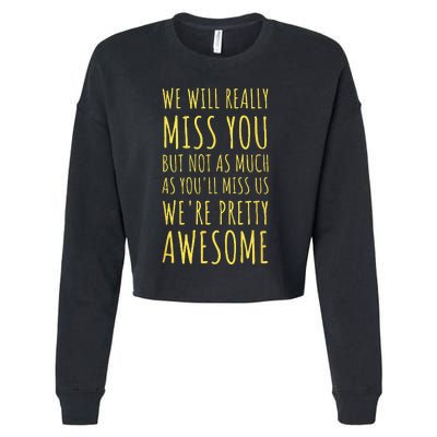 What Are You Staring At You Two Legged Freak Amputee Cropped Pullover Crew