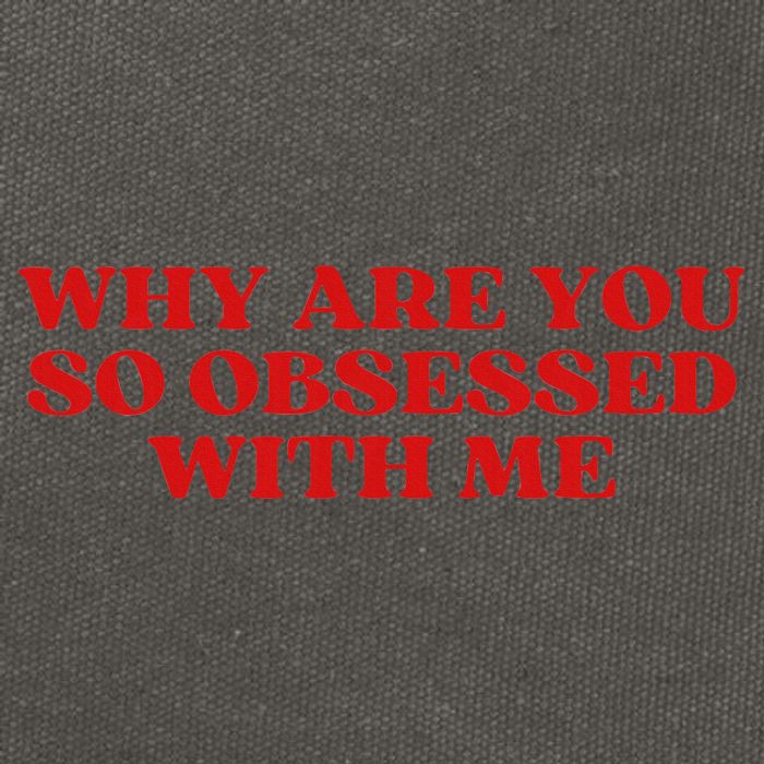 Why Are You So Obsessed With Me Aesthetic Cotton Canvas Backpack