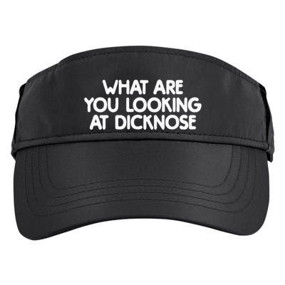 What Are You Looking At Dicknose Adult Drive Performance Visor