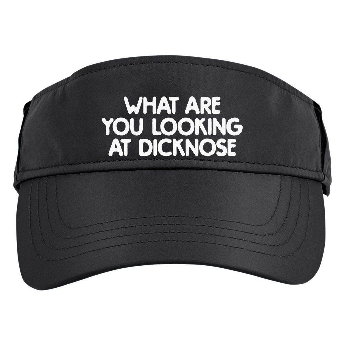 What Are You Looking At Dicknose Adult Drive Performance Visor