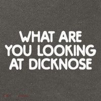 What Are You Looking At Dicknose Cotton Canvas Backpack