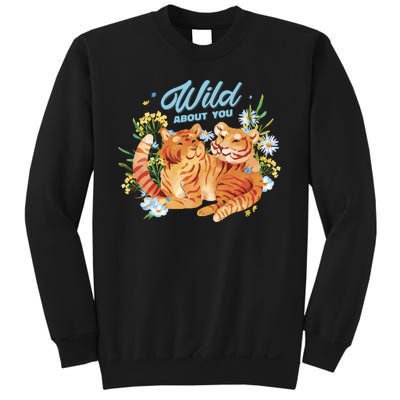 Wild About You Cute Tiger Couple Sweatshirt