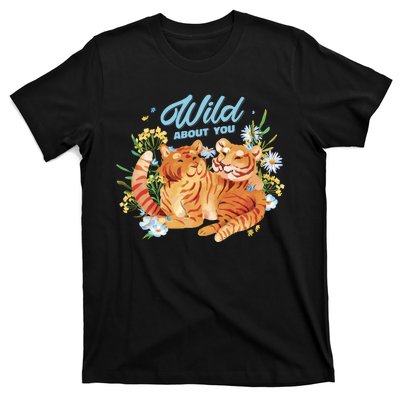 Wild About You Cute Tiger Couple T-Shirt