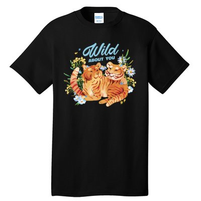 Wild About You Cute Tiger Couple Tall T-Shirt