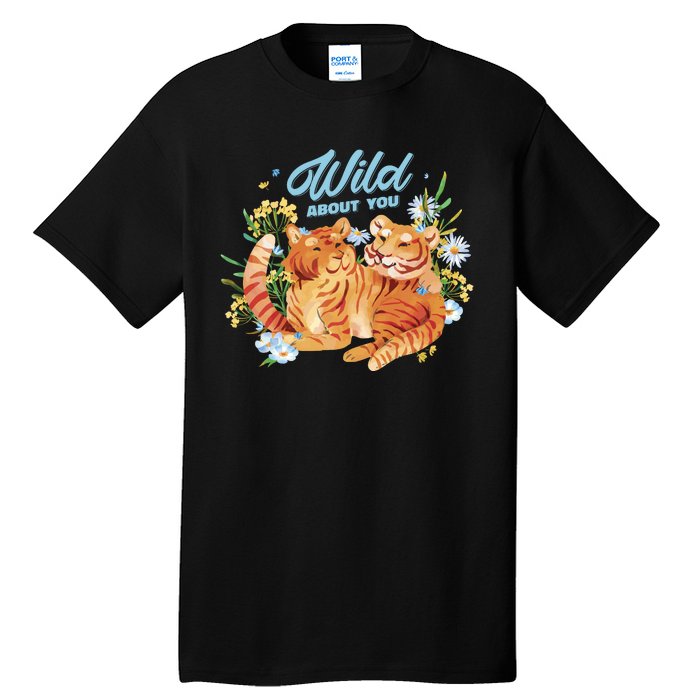 Wild About You Cute Tiger Couple Tall T-Shirt