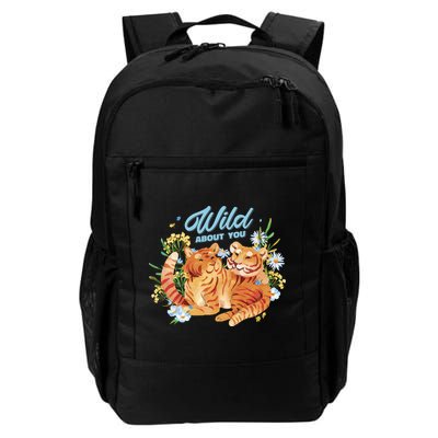 Wild About You Cute Tiger Couple Backpack