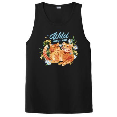 Wild About You Cute Tiger Couple PosiCharge Competitor Tank