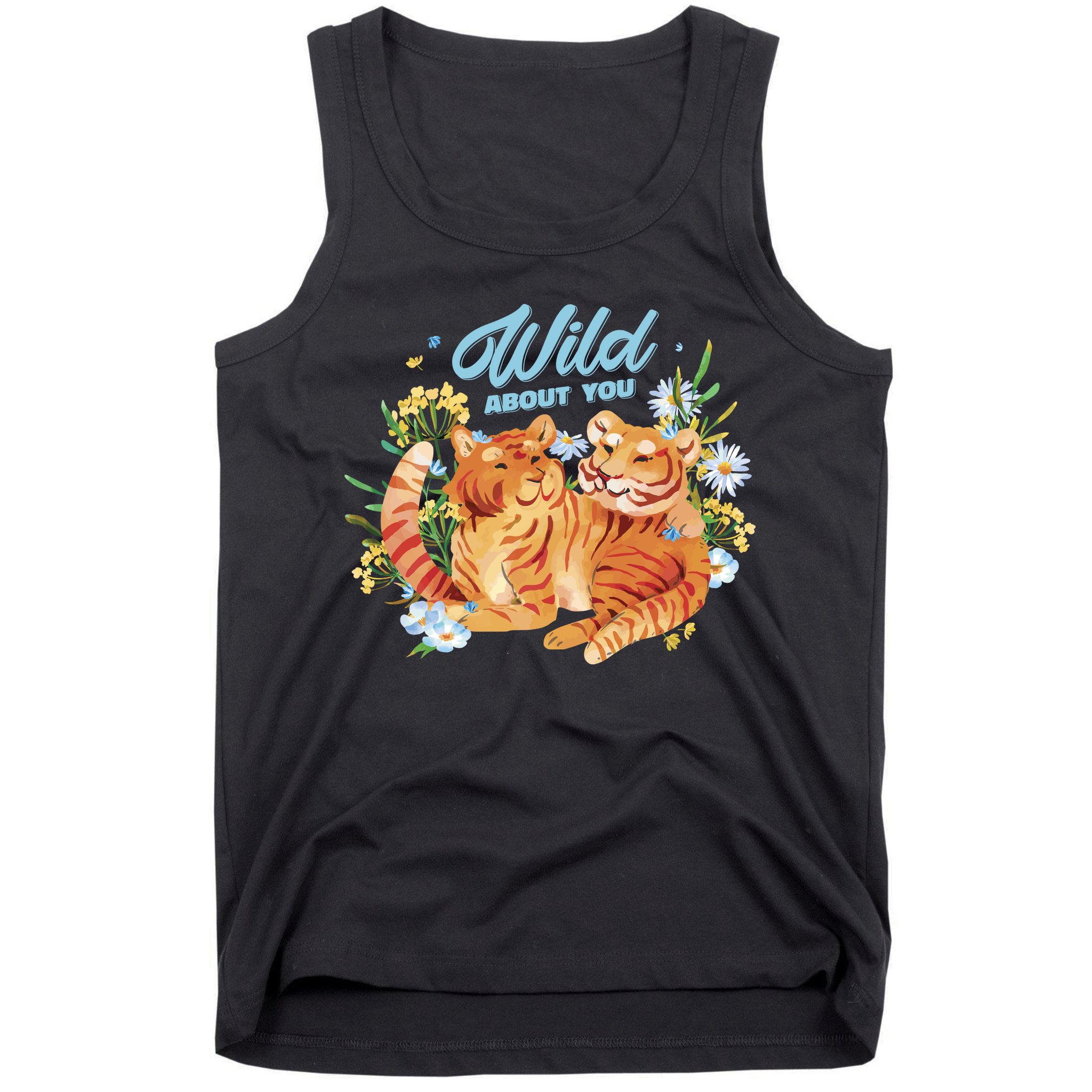 Wild About You Cute Tiger Couple Tank Top