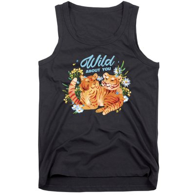 Wild About You Cute Tiger Couple Tank Top