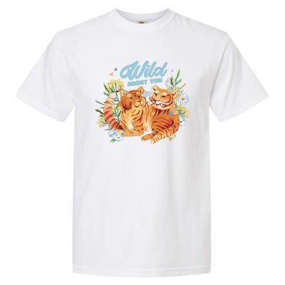 Wild About You Cute Tiger Couple Garment-Dyed Heavyweight T-Shirt