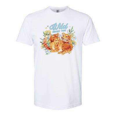 Wild About You Cute Tiger Couple Softstyle CVC T-Shirt