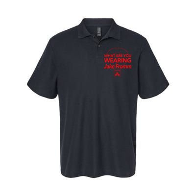 What Are You Wearing Jake Fromm By Georgia Softstyle Adult Sport Polo