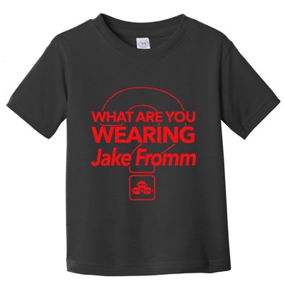 What Are You Wearing Jake Fromm By Georgia Toddler T-Shirt