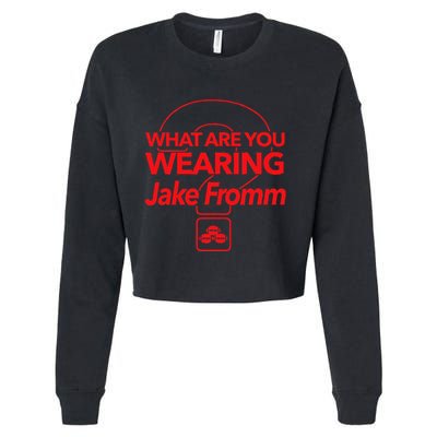 What Are You Wearing Jake Fromm By Georgia Cropped Pullover Crew