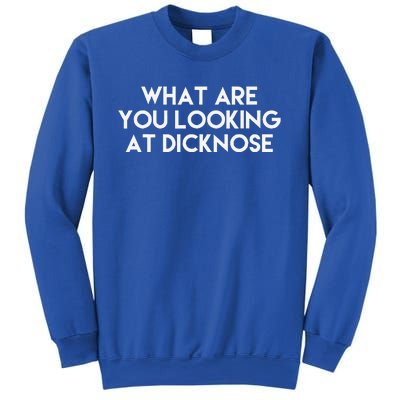 What Are You Looking At Dicknose Classic Costume Halloween Sweatshirt