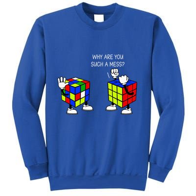 Why Are You Such A Mess Funny Speed Cubing Sweatshirt
