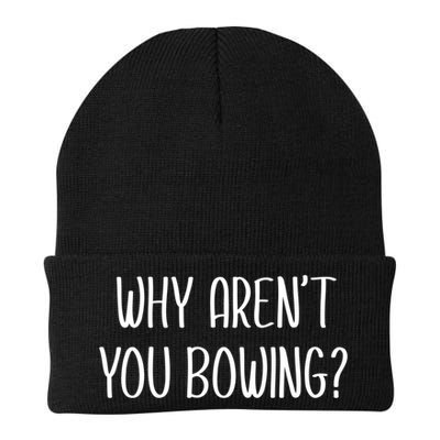 Why Arent You Bowing Funny Simp Paypig Master Slave Gift Beanie