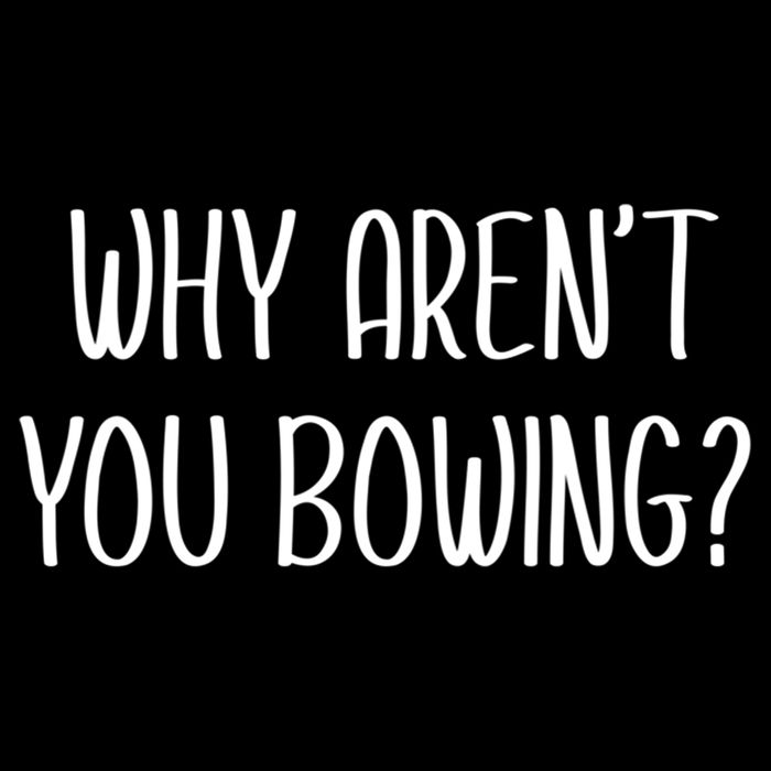 Why Arent You Bowing Funny Simp Paypig Master Slave Gift Drawstring Bag