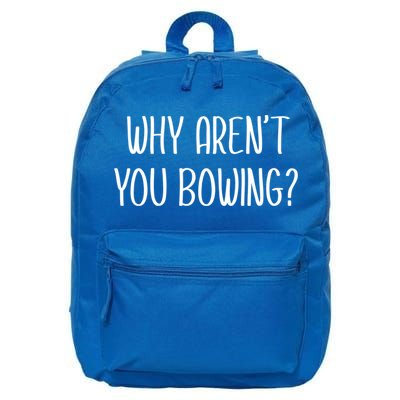Why Arent You Bowing Funny Simp Paypig Master Slave Gift 16 in Basic Backpack