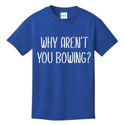 Why Arent You Bowing Funny Simp Paypig Master Slave Gift Kids T-Shirt