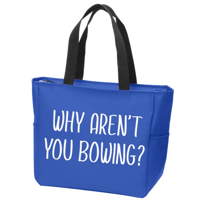 Why Arent You Bowing Funny Simp Paypig Master Slave Gift Zip Tote Bag