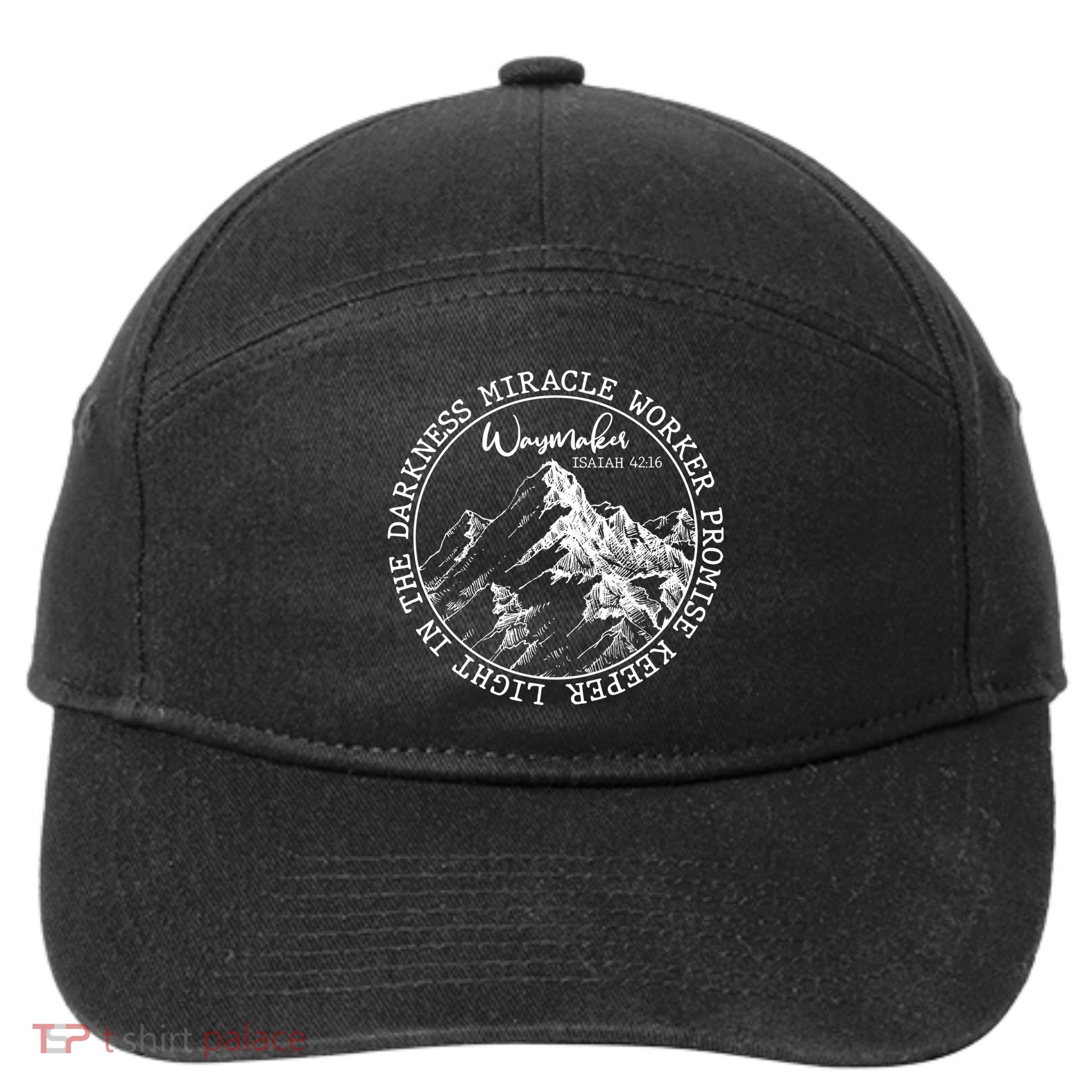 Waymaker Isaiah 42:16 Nature Mountains 7-Panel Snapback Hat