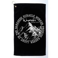 Waymaker Isaiah 42:16 Nature Mountains Golf Towel