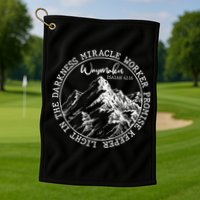 Waymaker Isaiah 42:16 Nature Mountains Golf Towel