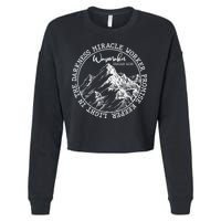 Waymaker Isaiah 42:16 Nature Mountains Cropped Pullover Crew