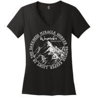 Waymaker Isaiah 42:16 Nature Mountains Women's V-Neck T-Shirt