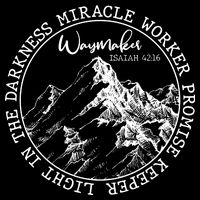 Waymaker Isaiah 42:16 Nature Mountains Kids Hoodie
