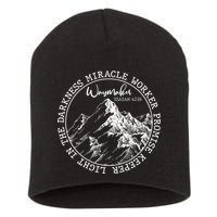 Waymaker Isaiah 42:16 Nature Mountains Short Acrylic Beanie