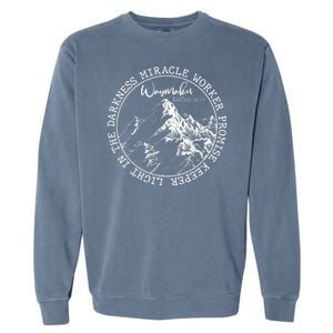 Waymaker Isaiah 42:16 Nature Mountains Garment-Dyed Sweatshirt