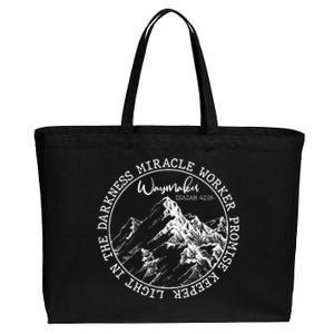 Waymaker Isaiah 42:16 Nature Mountains Cotton Canvas Jumbo Tote