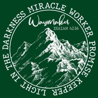 Waymaker Isaiah 42:16 Nature Mountains Cooling Performance Crew T-Shirt