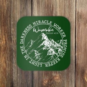 Waymaker Isaiah 42:16 Nature Mountains Coaster