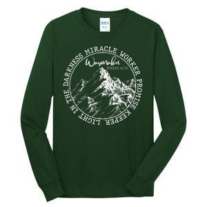 Waymaker Isaiah 42:16 Nature Mountains Tall Long Sleeve T-Shirt